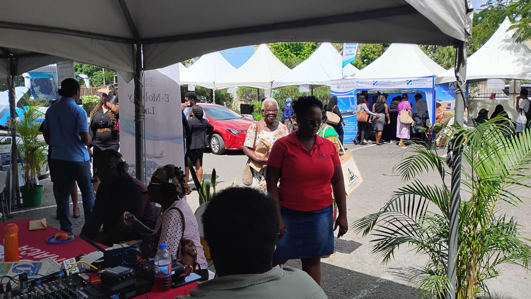 Community members at the Legal Aid Fair