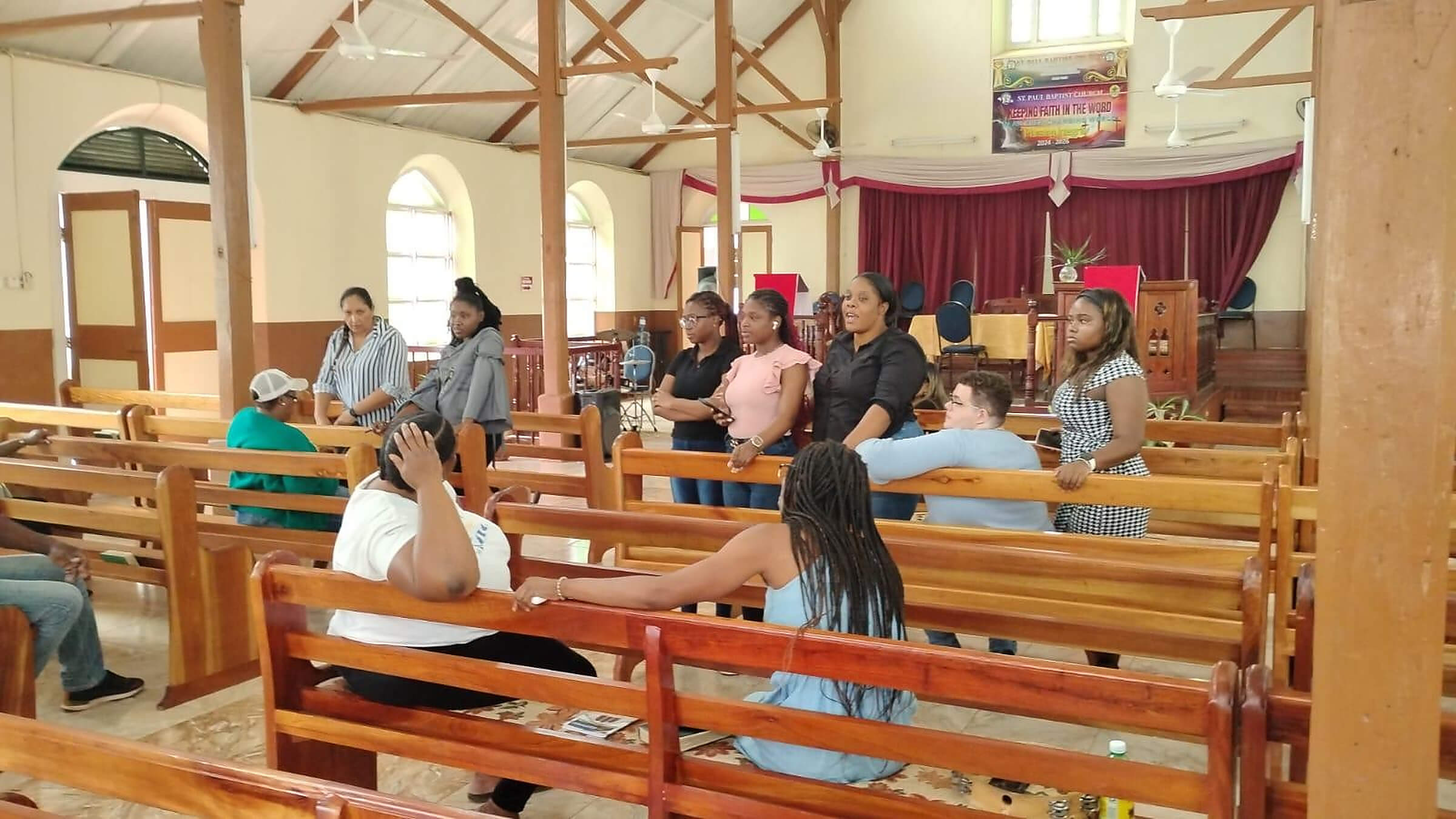 Year II students delivering a community outreach project